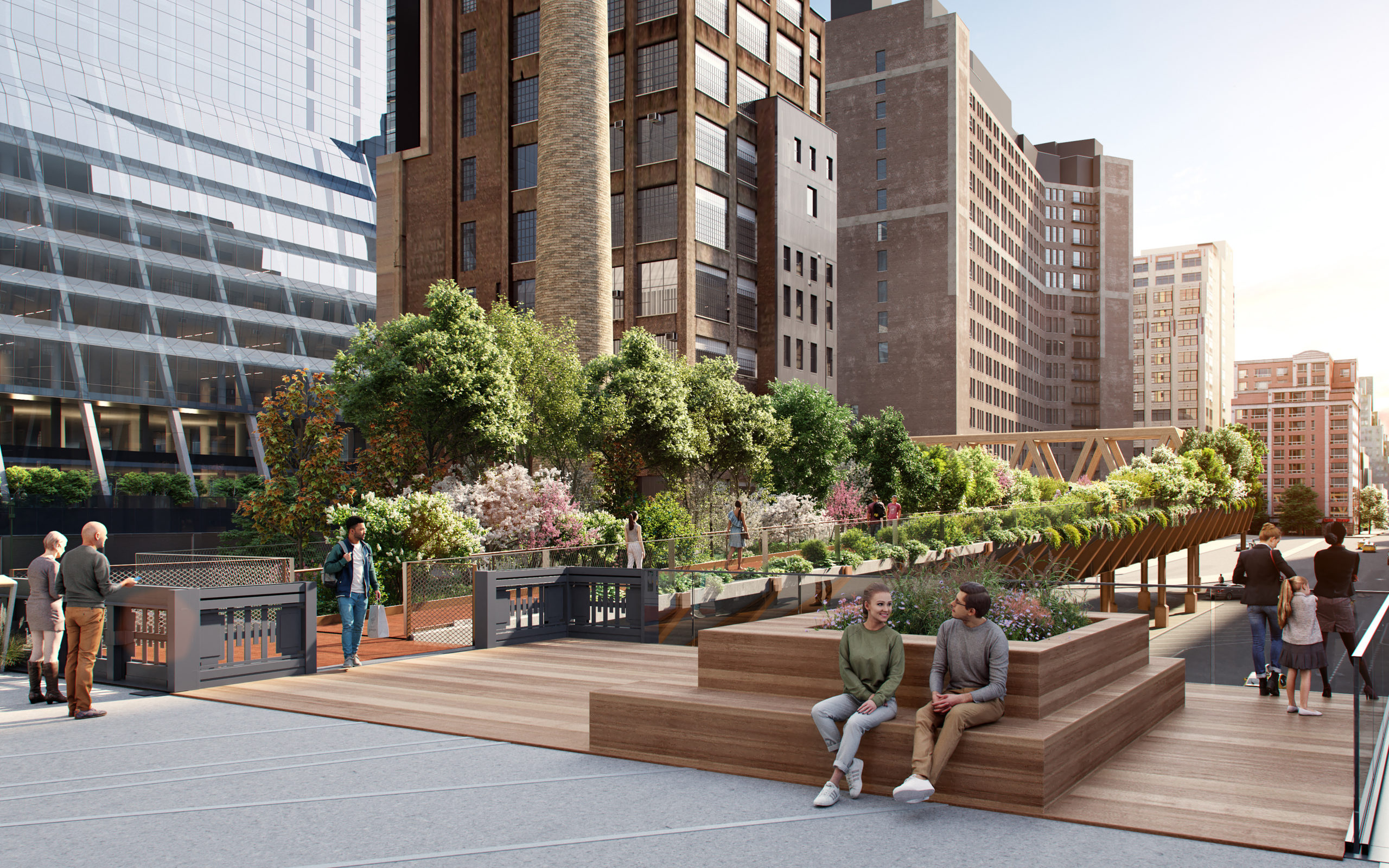 The High Line's $50 Million Moynihan Connector Is Now Open