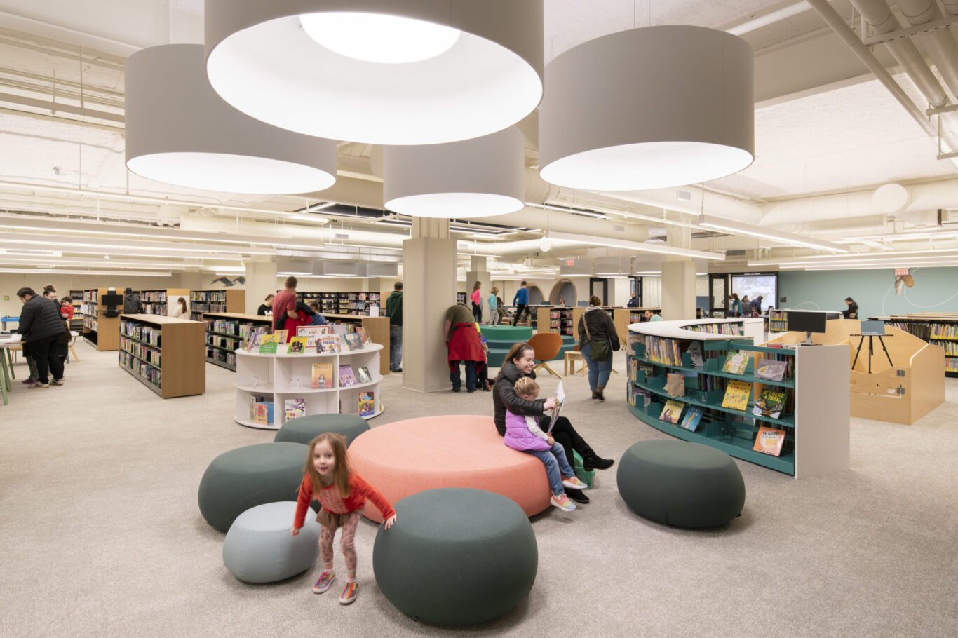 Slide 6 of 6, Appleton Public Library interior