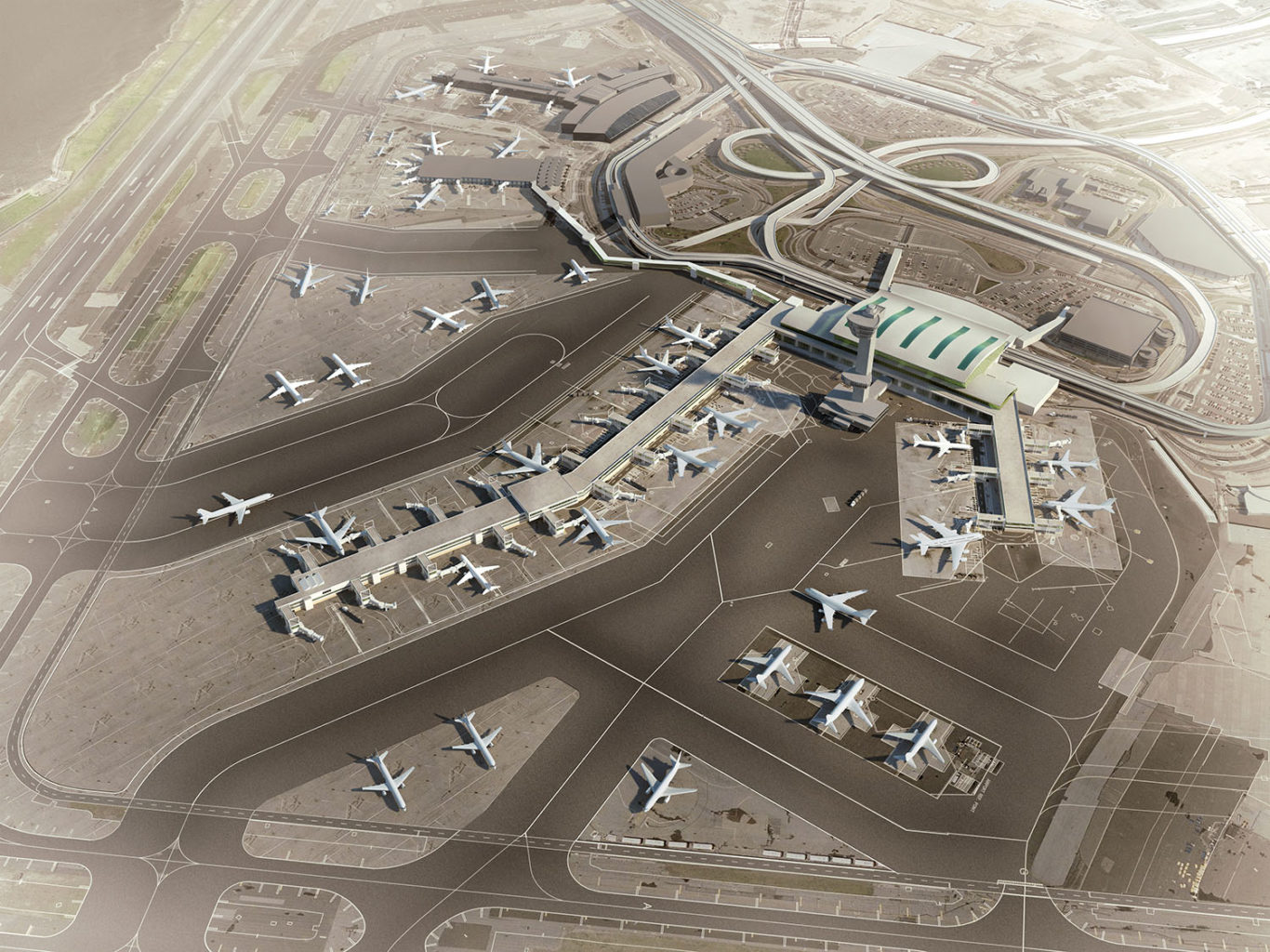 SOM and Arup Complete First Phase of JFK Terminal 4 Expansion – SOM